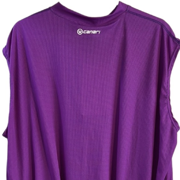 Canari Cross Sport Cycling Jersey 5X Grape Plus Jersey Biking Riding Jogging NEW - Picture 10 of 11